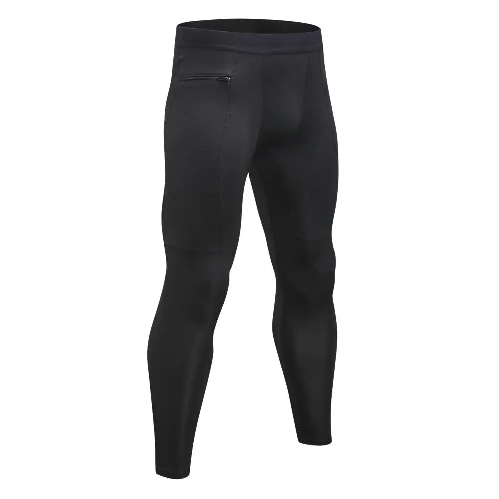 Men's Fitted Training Leggings for Gym and Running