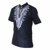 5 Colors African Fashion Men/women Unique Embroidery Design Causal T-shirt Cool Outfit Tops High Quality
