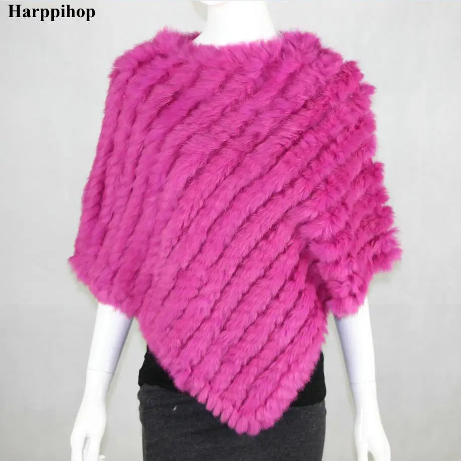 Textured Pointed Hem Poncho for Layering over Outfits