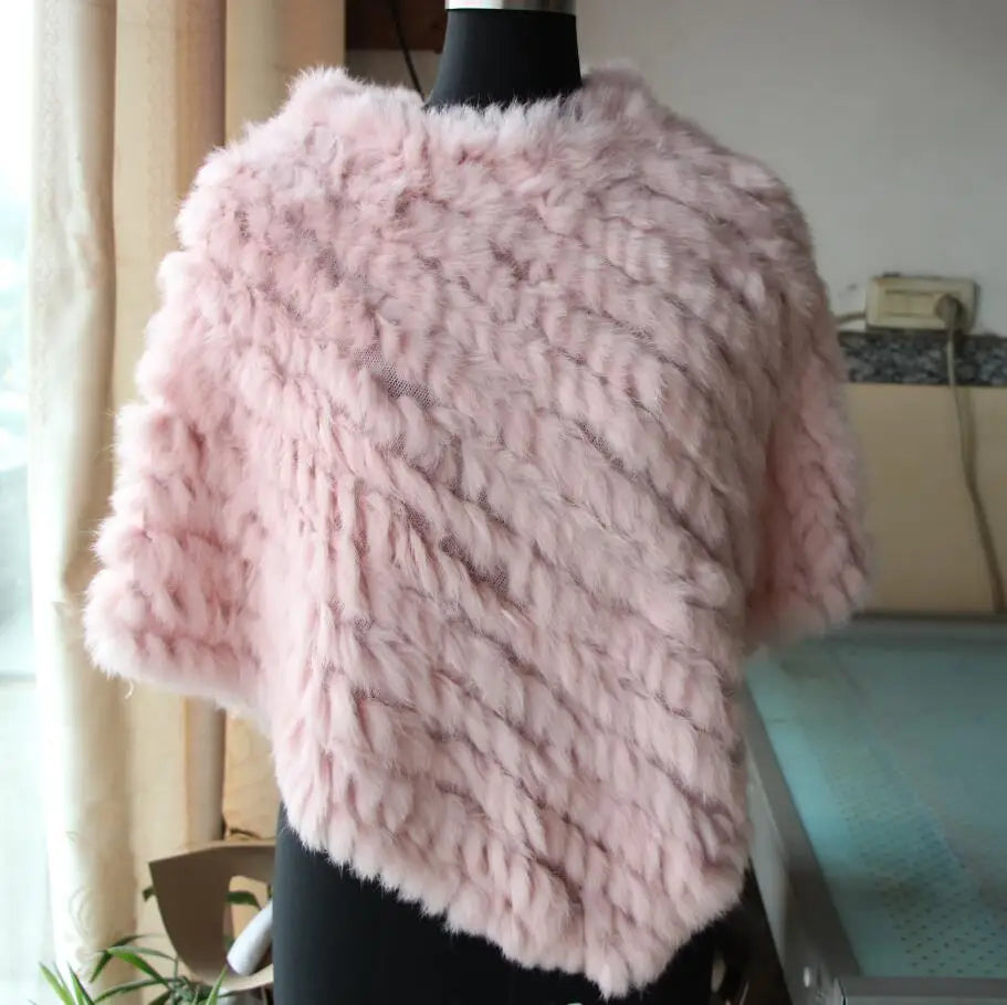 Textured Pointed Hem Poncho for Layering over Outfits