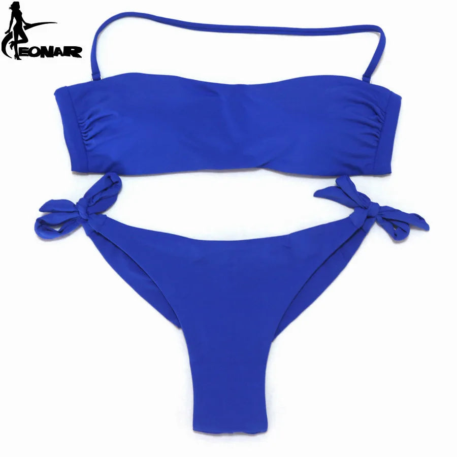 Solid Color Brazilian Bikini