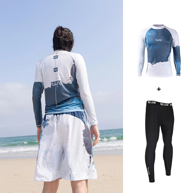 Family Long Sleeve Rash Guard Swimwear Selection