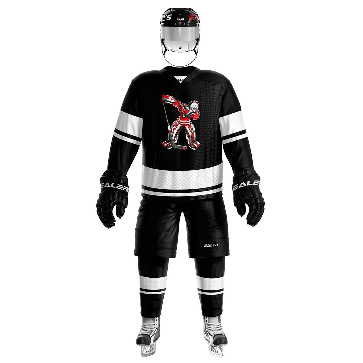 Plain Hockey Practice Long Sleeve Jersey For Sports Outfits