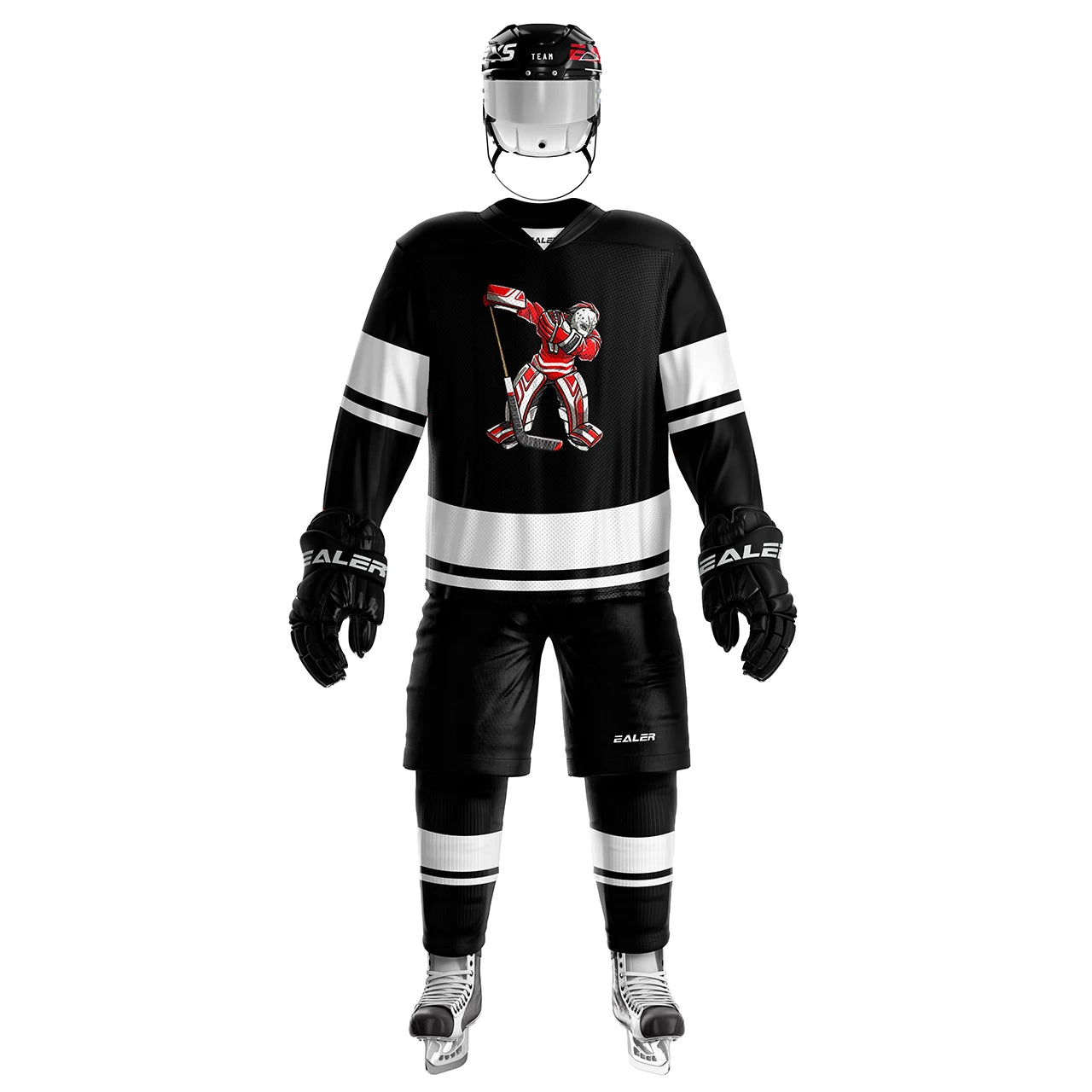 Plain Hockey Practice Long Sleeve Jersey For Sports Outfits