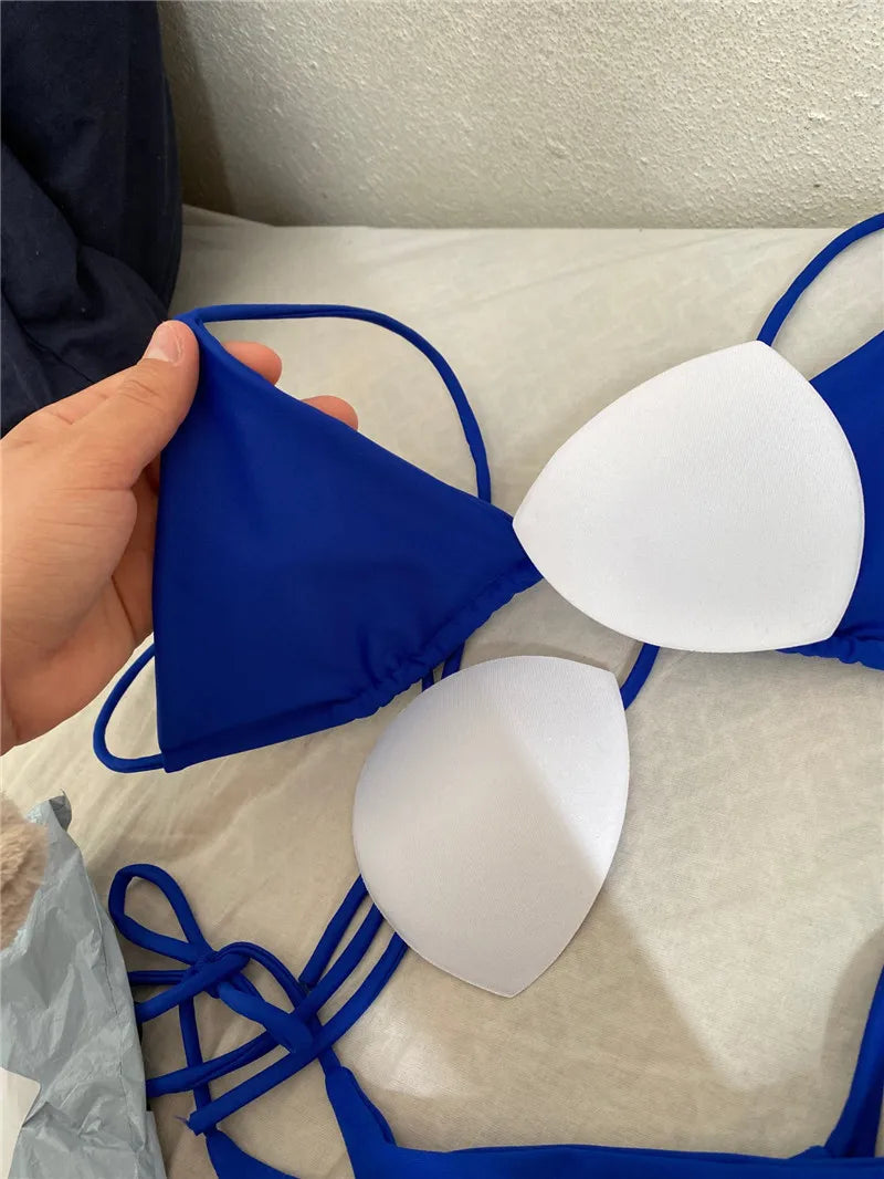 Solid Color Bikini