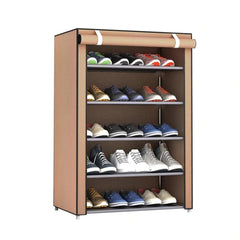 Multilayer Shoe Cabinet Vertical Space Saving Nonwoven Shoes Shelf Organizer Simple Combination Stand Holder Entryway Shoe Rack