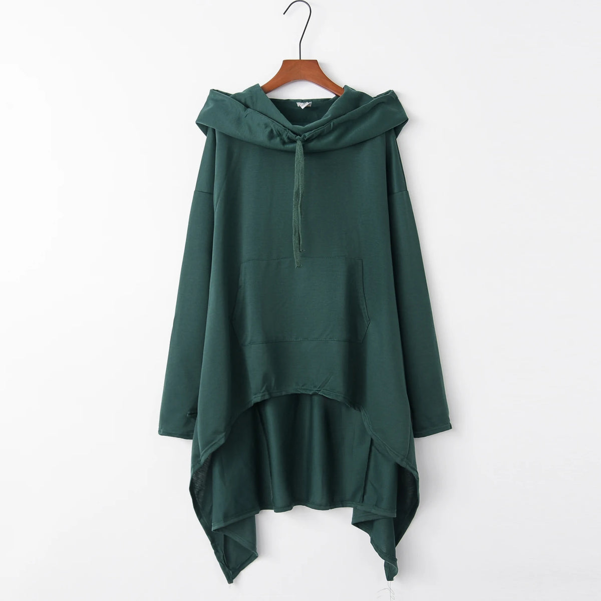 Long Sleeve Casual Hooded Sweatshirt with Relaxed Streetwear Styling
