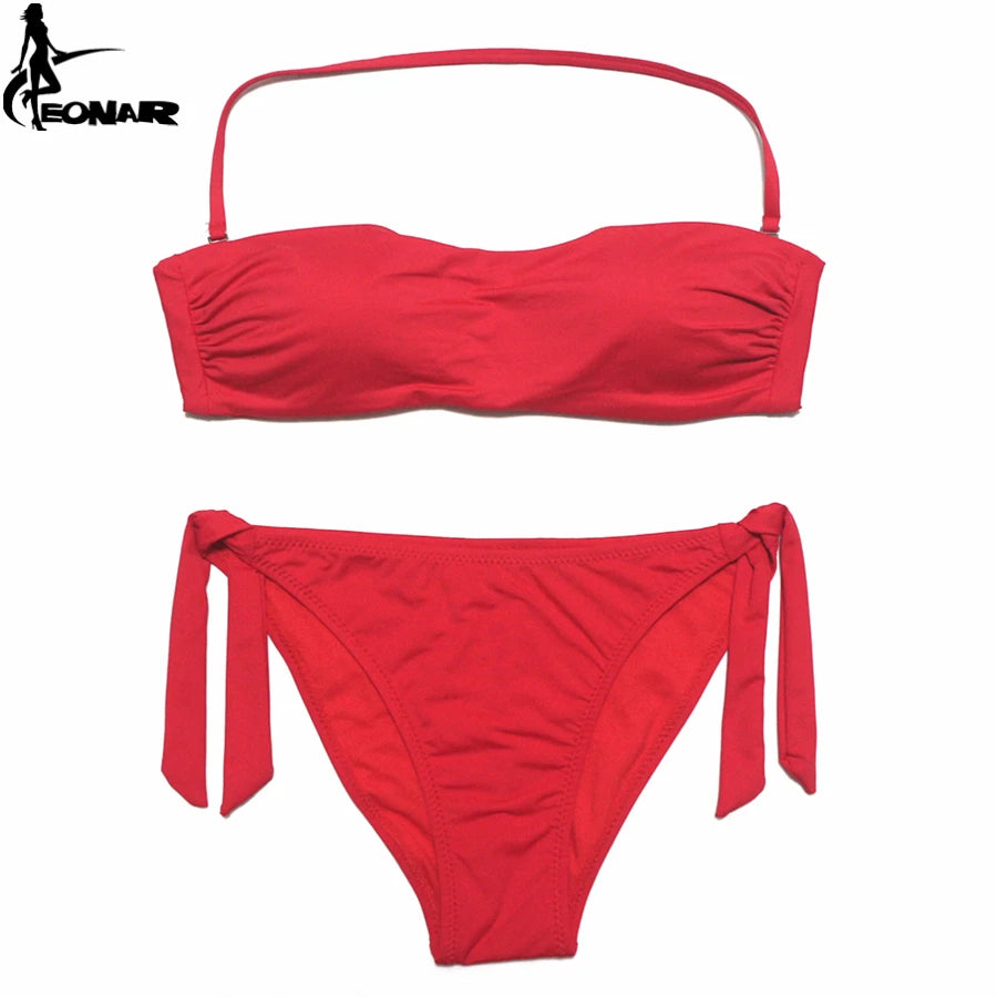 Solid Color Brazilian Bikini