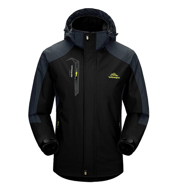 Men's Hooded Contrast Hiking Jacket