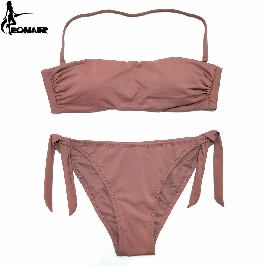 Solid Color Brazilian Bikini