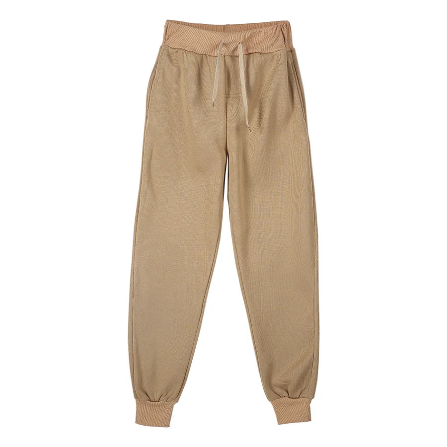 Full Length Drawstring Waist Casual Running Jogger Pants