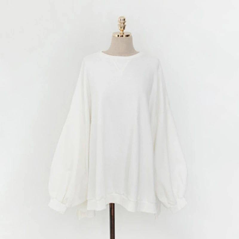 Long Sleeve Casual Pullover Sweatshirt with Original Style Options