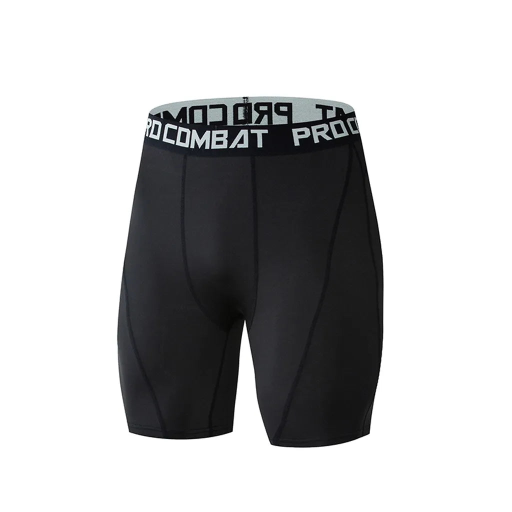 Men's Fitted Training Shorts for Gym and Running
