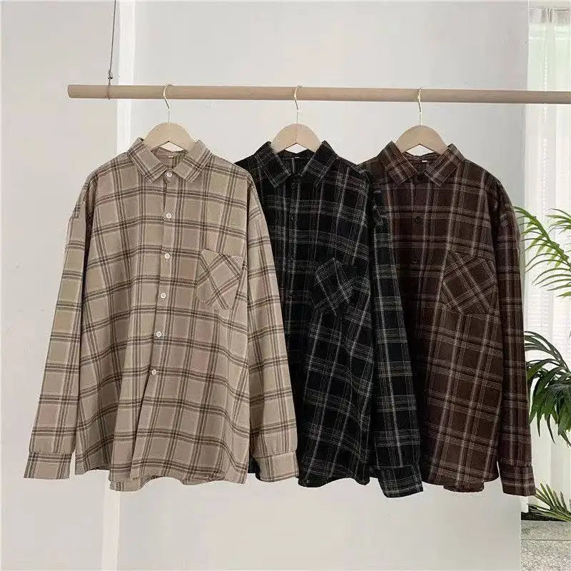 Women's Checked Long Sleeve Shirt