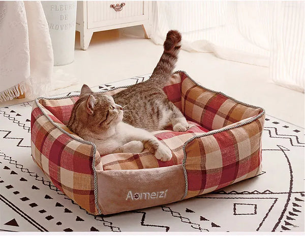 Big Dog Bed Removable Pet Sofa Bed For Small Medium Big Dogs Washable Cat House Mats Soft Pet Sleeping Beds Dog Accessories