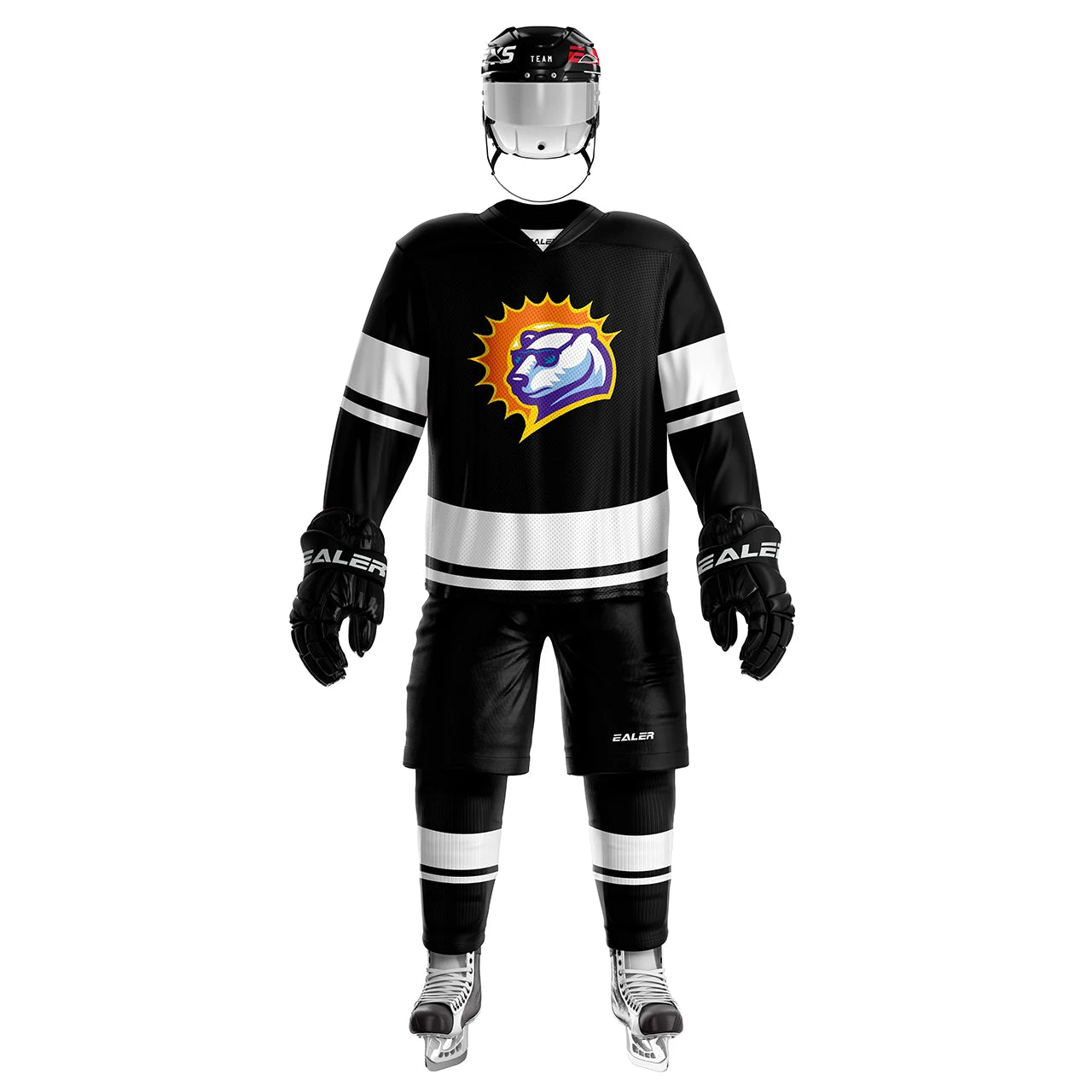 Plain Hockey Practice Long Sleeve Jersey For Sports Outfits