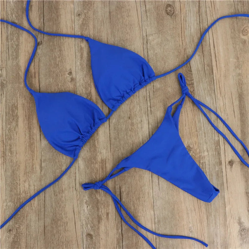 Solid Color Bikini
