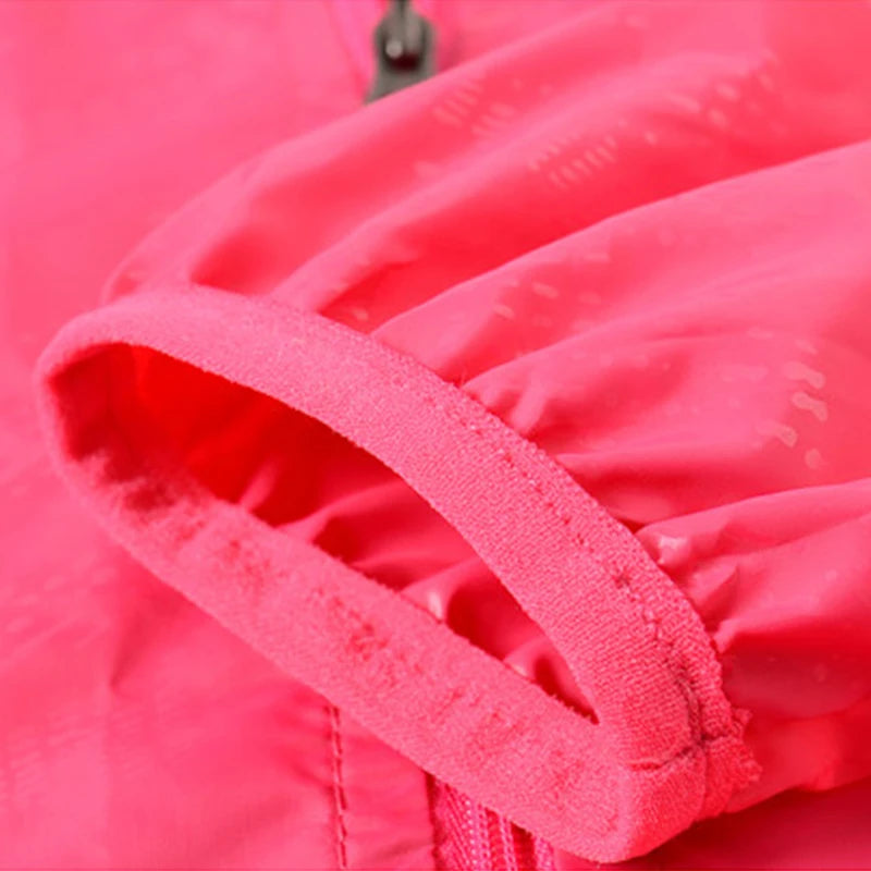 Hooded Long Sleeve Full Zip Outdoor Hiking Jacket with Pockets