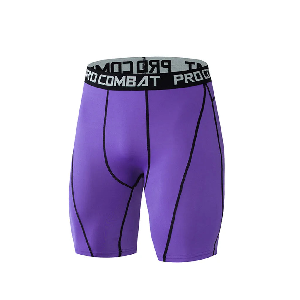 Men's Fitted Training Shorts for Gym and Running