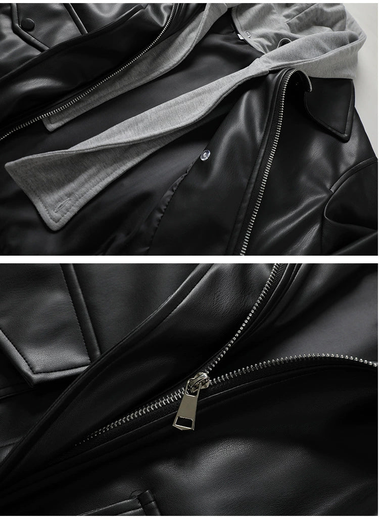 Big Brand Commuter Tail Stitching Hat False Two-Piece Sweaters