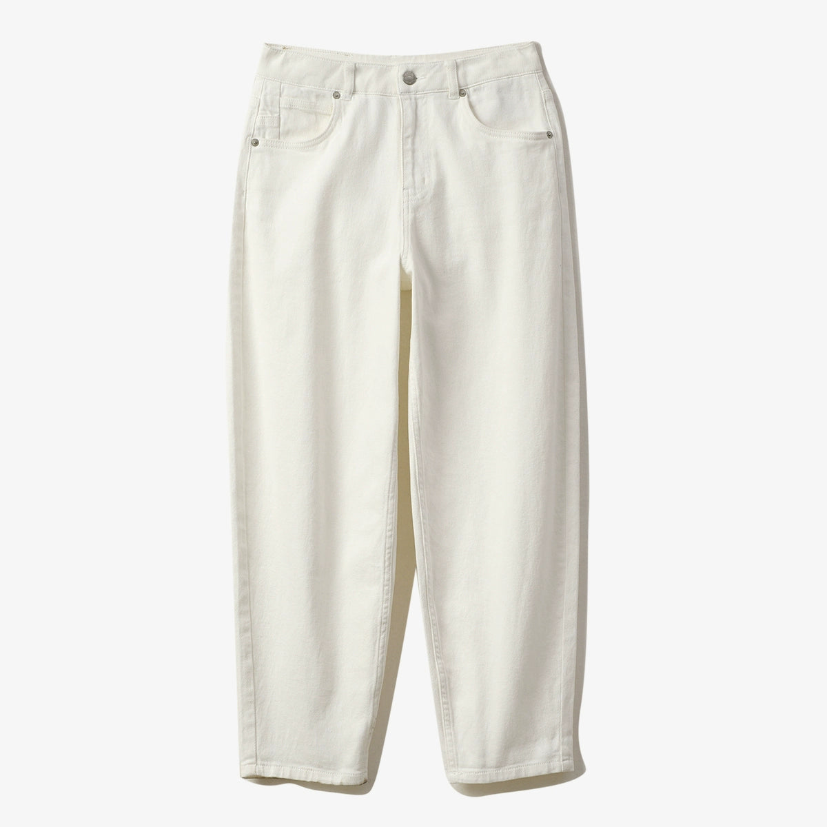 Washed Straight Slim Looking Spring and Autumn Women's Jeans