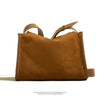 Muzikai Genuine Goods Matte Texture Casual Retro Bags Female Autumn and Winter New Daily Work Clothing Messenger Bag
