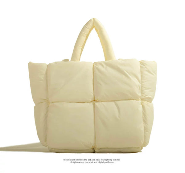 Genuine Goods Unique Cotton Clothing Design Handbag Autumn and Winter New Popular Texture Shoulder Underarm Bag