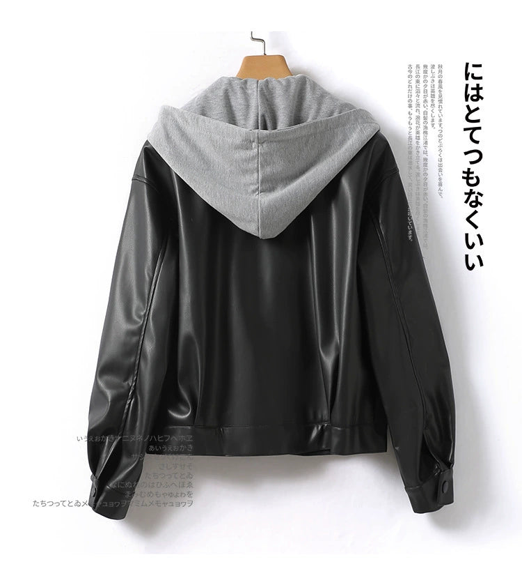 Big Brand Commuter Tail Stitching Hat False Two-Piece Sweaters