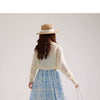 Sleepy Bunny Blue Print Suspender Skirt 2023 Summer New Dress High-Waisted Skirt Waist-Tight Slimming Expansion Skirt