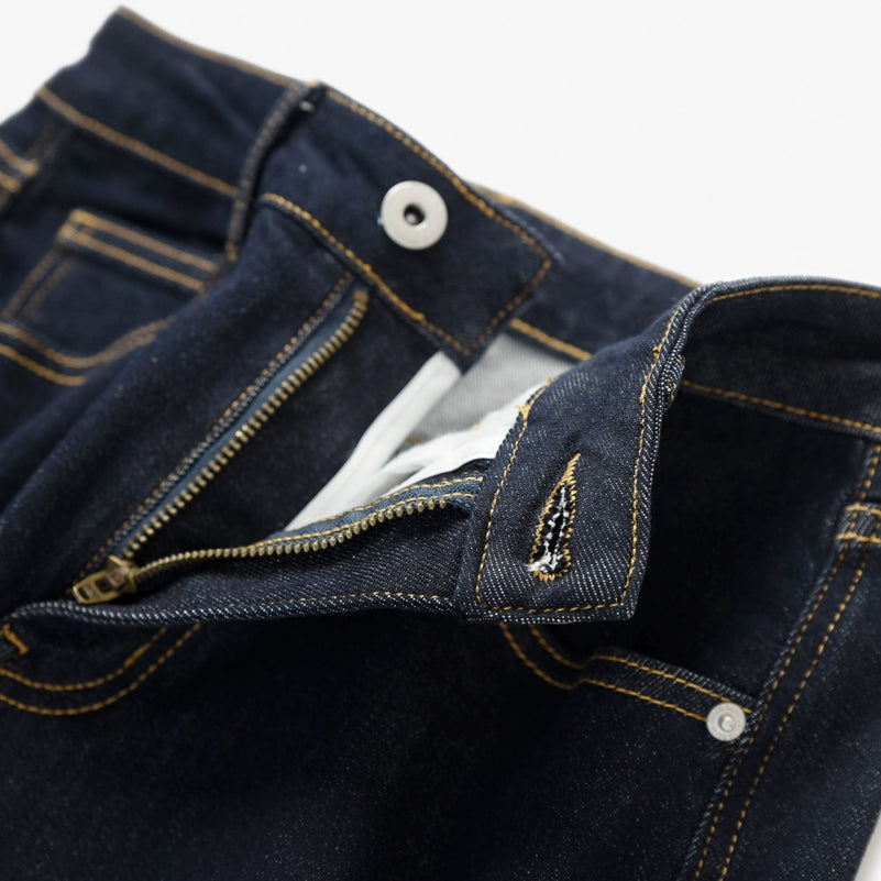 Washed Straight Slim Looking Spring and Autumn Women's Jeans
