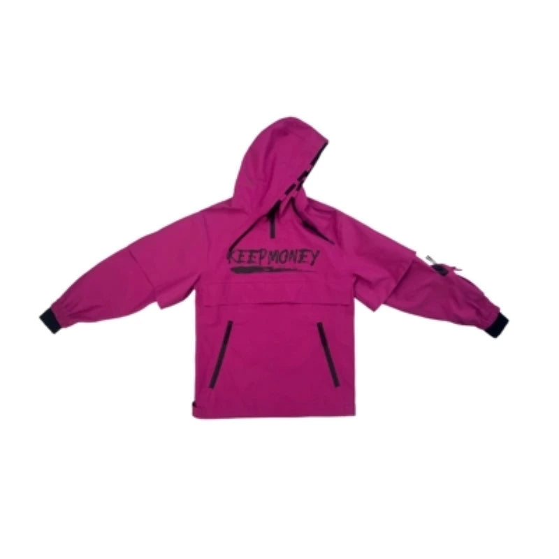 Hooded Ski Jacket and Pants Clothing Set with Style Options