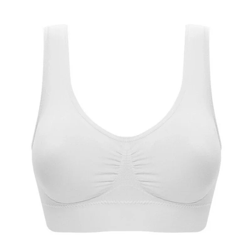 Women's Scoop Neck Wide Strap Sports Bra