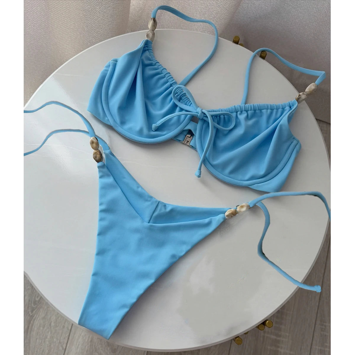 Polka Dot Triangle Bikini