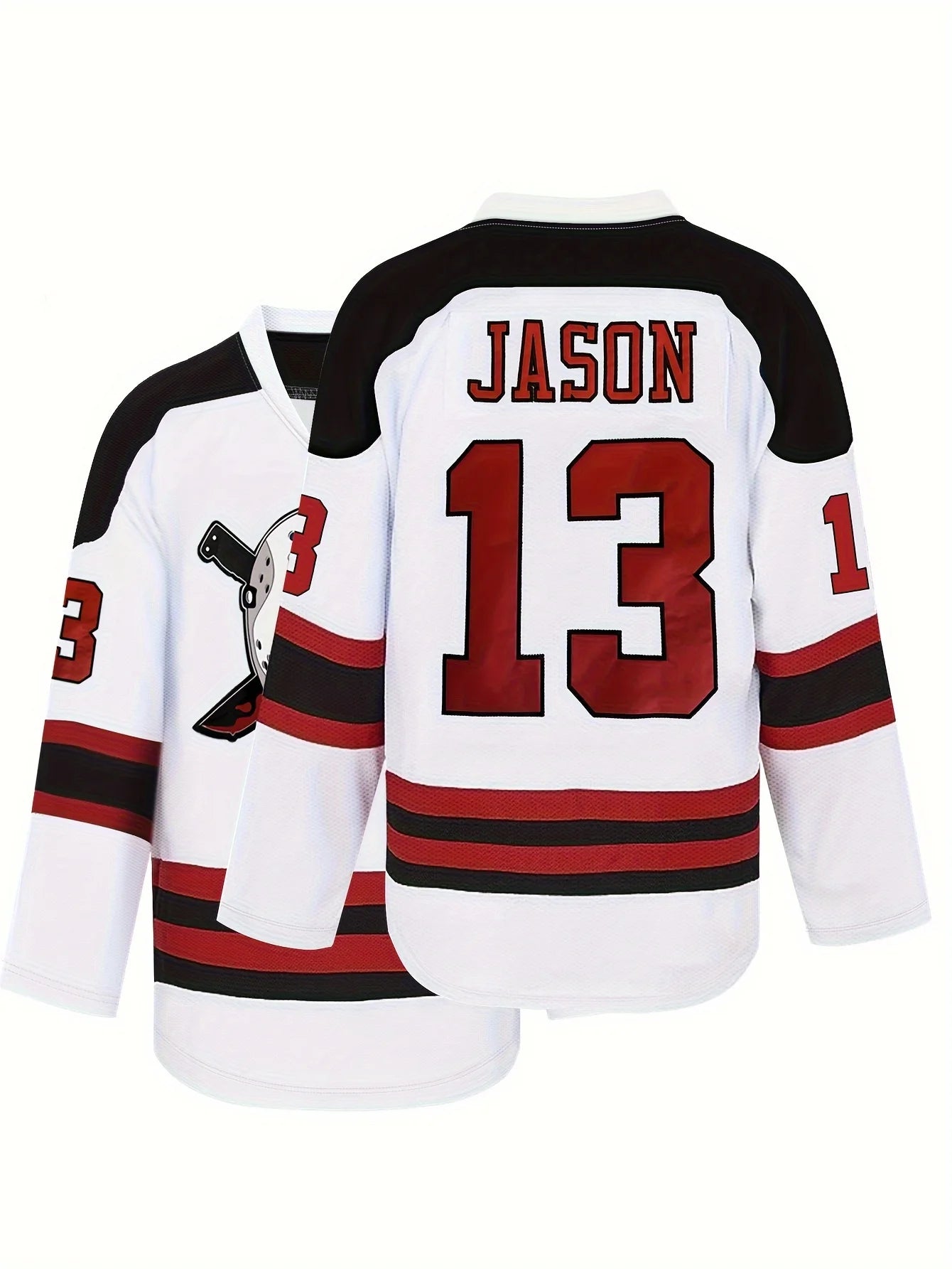 Jason Number Thirteen Long Sleeve Jersey For Sports Outfits