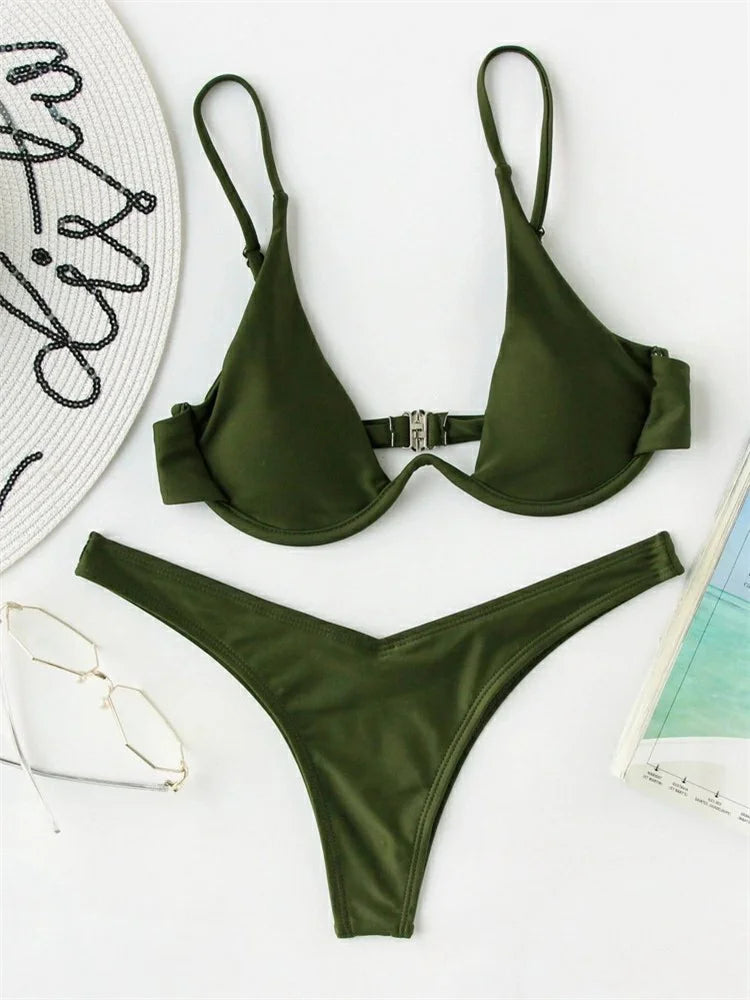 Underwire Halter Bikini