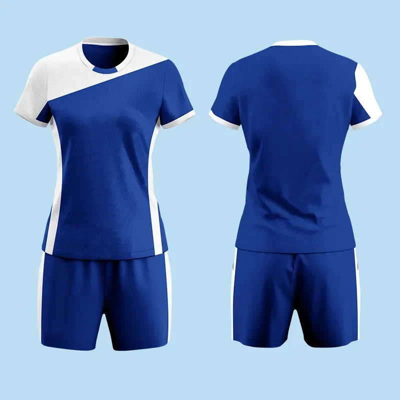 Volleyball Shirt And Shorts Two Piece Sports Clothing Set