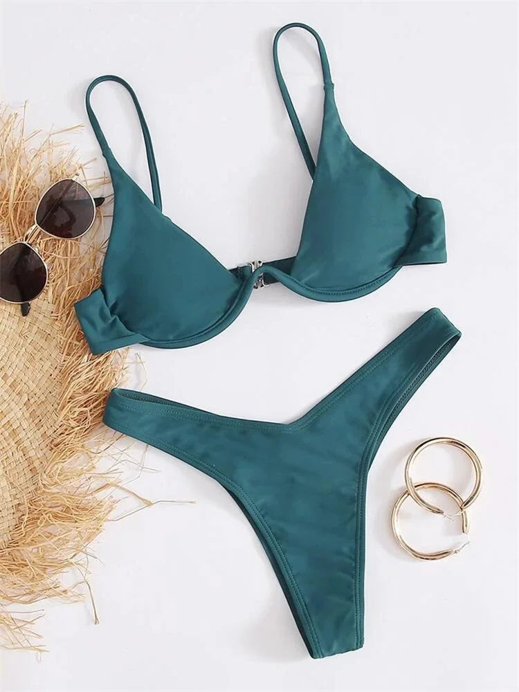 Underwire Halter Bikini