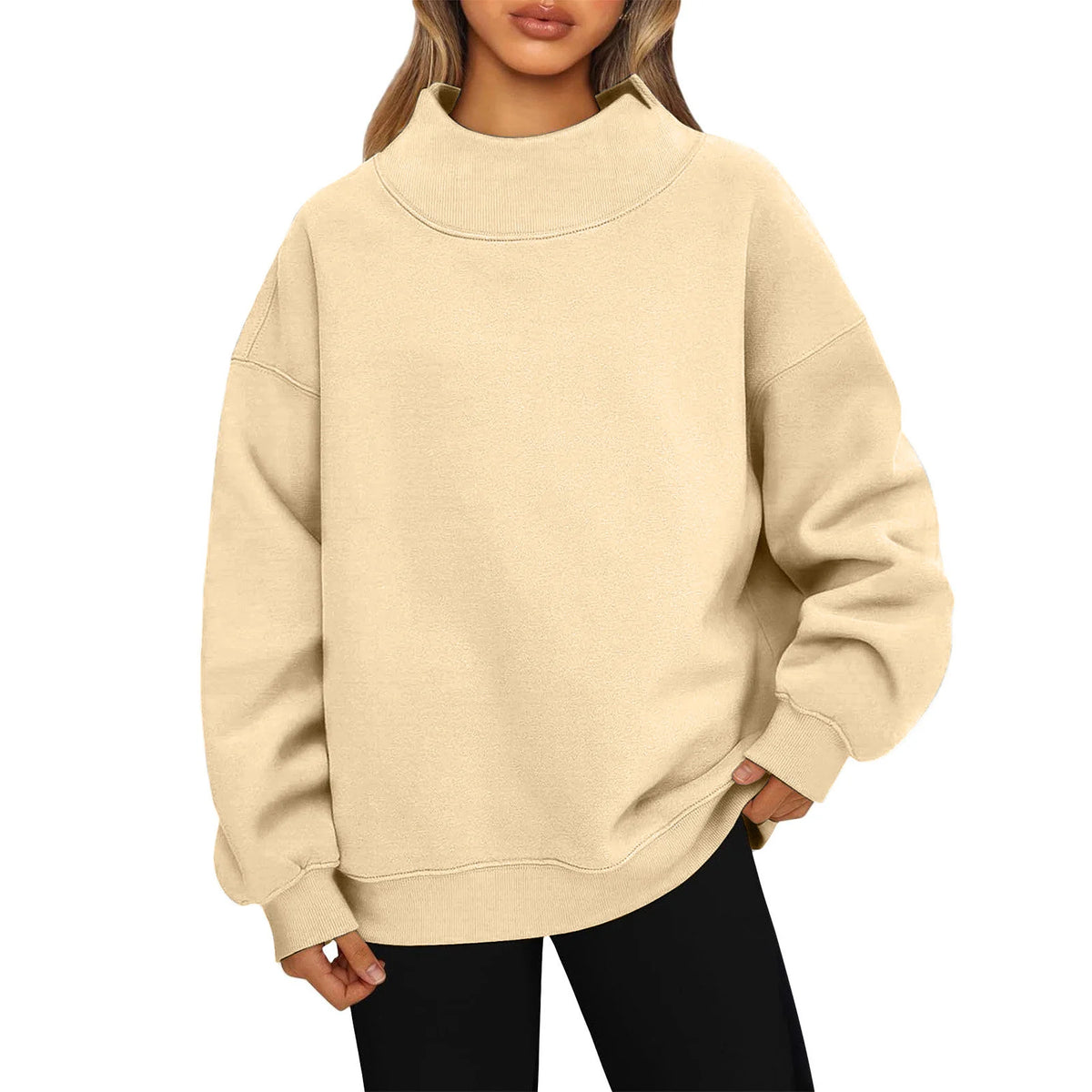 Long Sleeve Casual Pullover Sweatshirt with Original Style Options