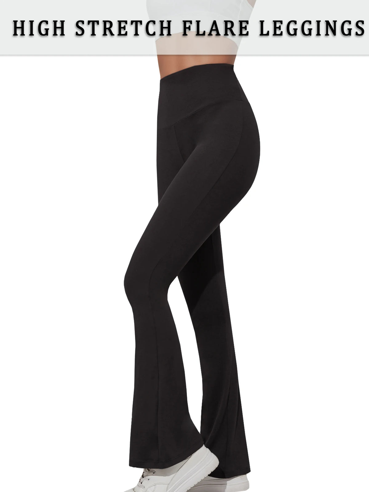 Women's High Waist Flared Leggings For Workout Outfits