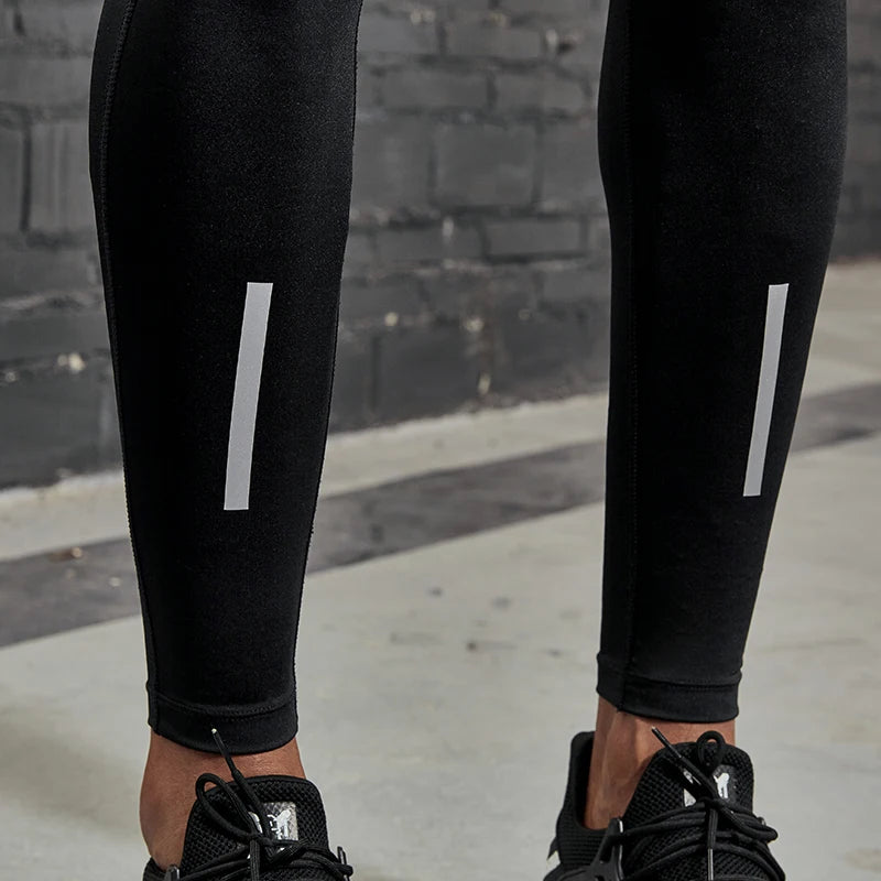 Men's Fitted Training Leggings for Gym and Running