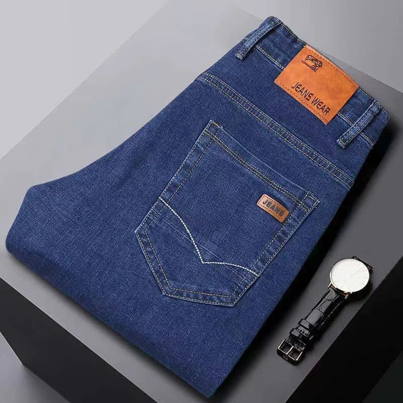 Men's Straight Leg Denim Jeans for Casual Everyday Wear