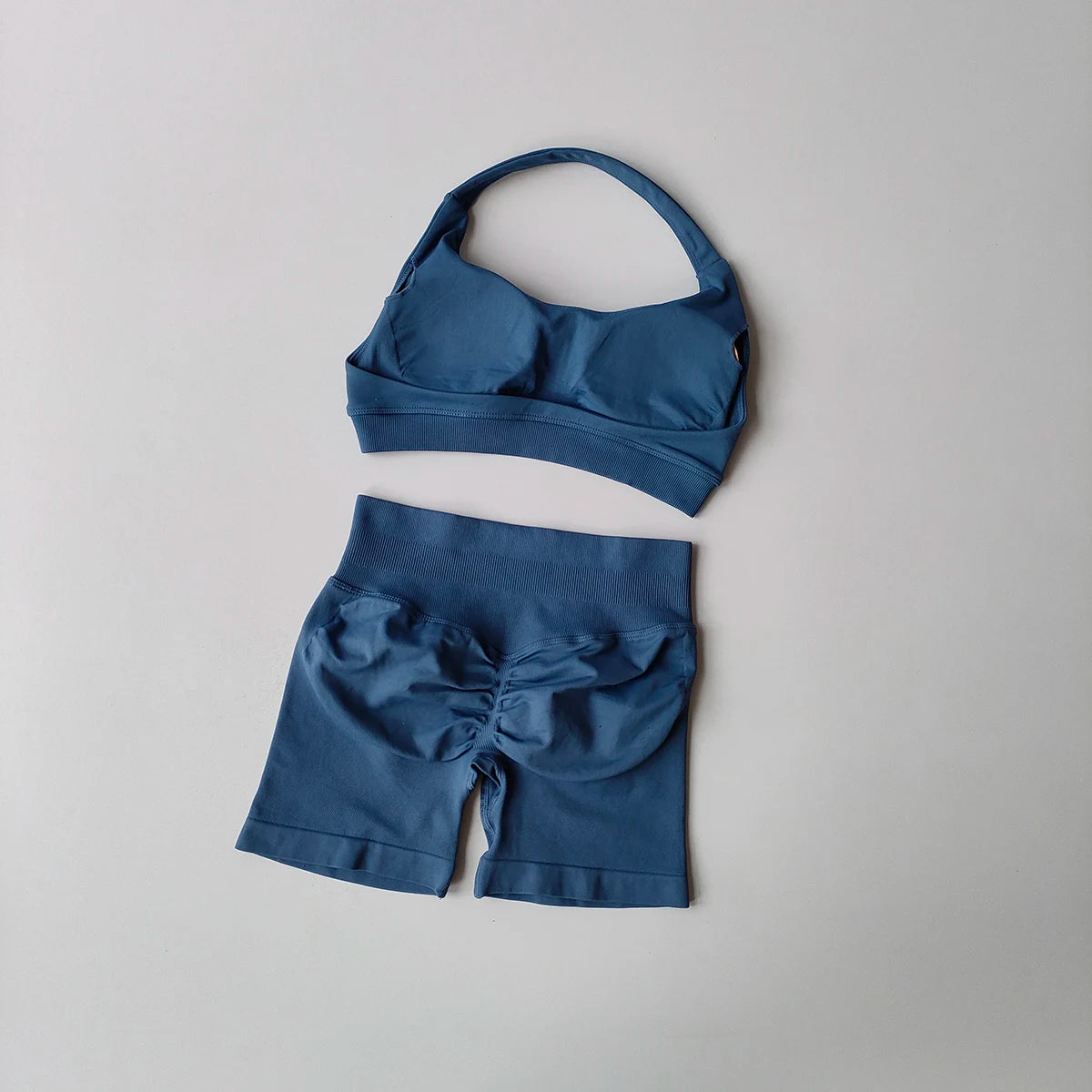 Women's Halter Tank And Shorts Yoga Set For Workout Outfits