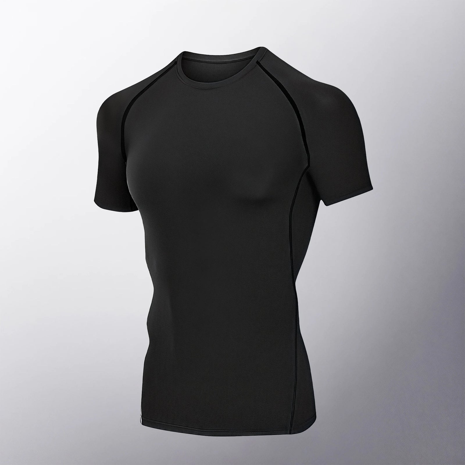 Plain Compression Pack Options Short Sleeve T-shirt For Sports Outfits