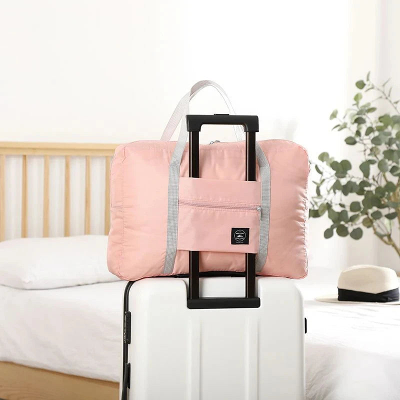 Foldable Travel Duffel Bag with Long Carry Handles