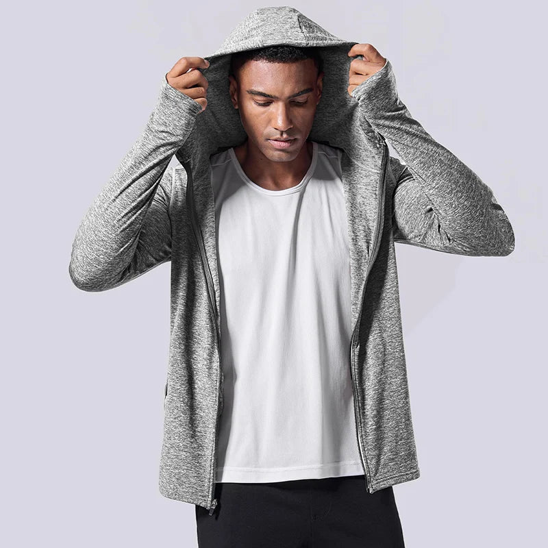 Men Fleece Lined Compression Shirt Long Sleeve Thermal Running Gym Fitness Breathable Sports Top