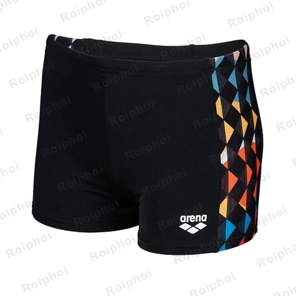 Men's Printed Swim Shorts for Pool Swimming and Summer Beach Wear