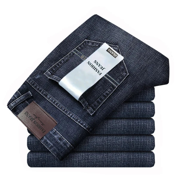 Men's Straight Leg Denim Jeans for Casual Everyday Wear