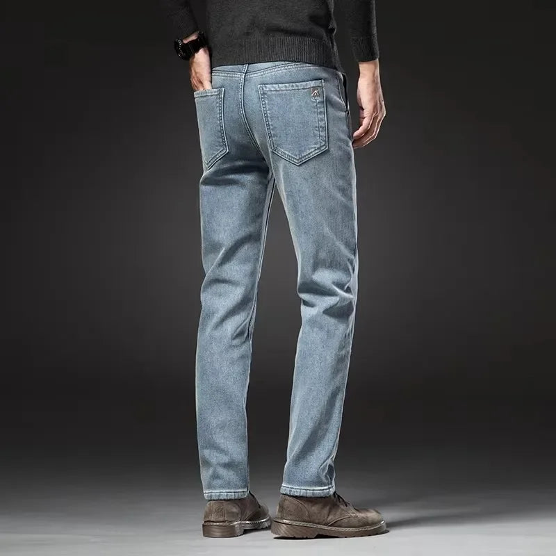Men's Straight Leg Denim Jeans for Casual Everyday Wear