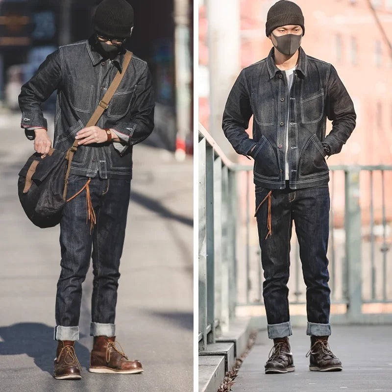 Men's Straight Leg Denim Jeans for Casual Everyday Wear