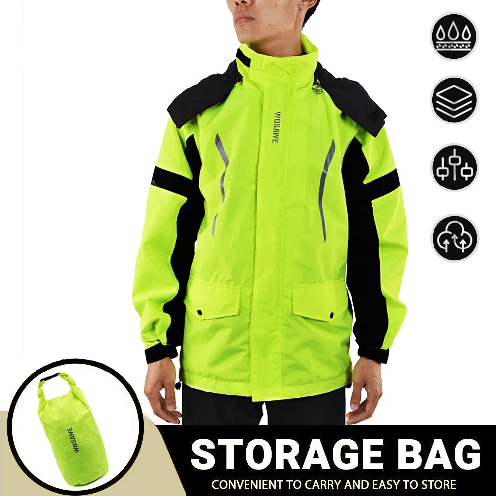 Outdoor Hooded Jacket and Trouser Clothing Set with Style Options